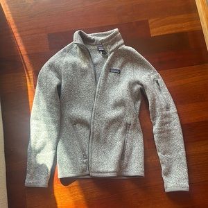 Patagonia grey better sweater jacket - size S